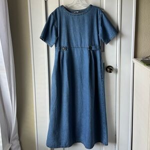 Vintage CMC Color Me Cotton Denim Dress